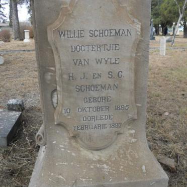SCHOEMAN Willie 1895-1897