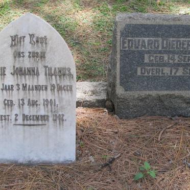 TILANUS Eduard Diederik 1862-1934 :: TILANUS Marie Johanna 1901-1902