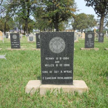 McRAE Kenny -1904 :: McRAE Myles -1906