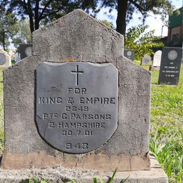 PARSONS G. -1901