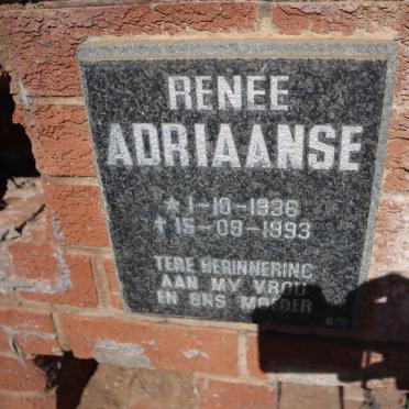 ADRIAANSE Renee 1936-1993