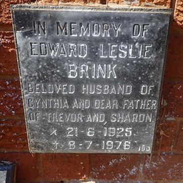 BRINK Edward Leslie 1925-1976
