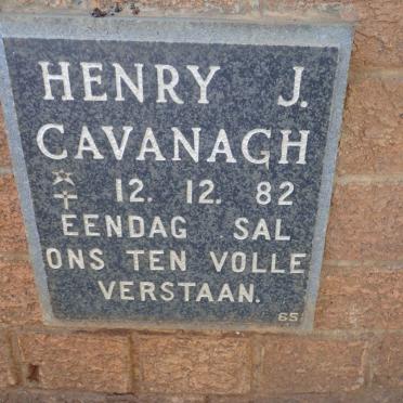CAVANAGH Henry J. 1982-1982