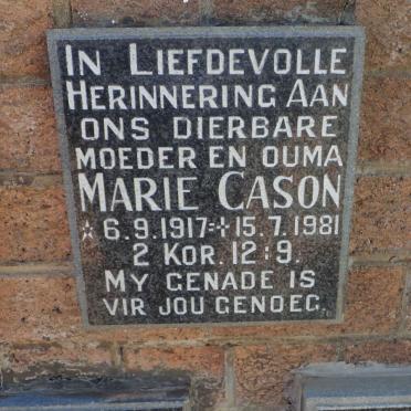 CASON Marie 1917-1981