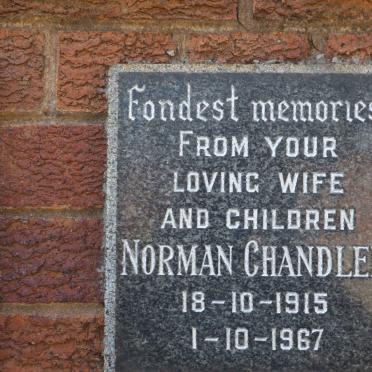 CHANDLER Norman 1915-1967