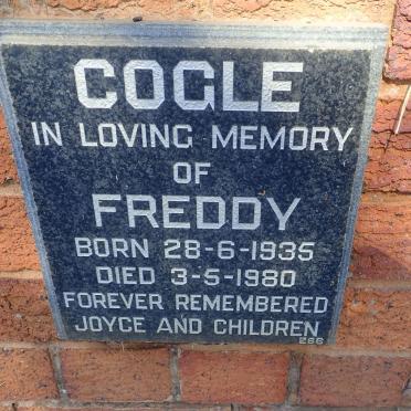 COGLE Freddy 1935-1980