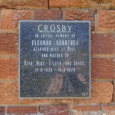 CROSBY Eleanor Dorothea 1920-1976