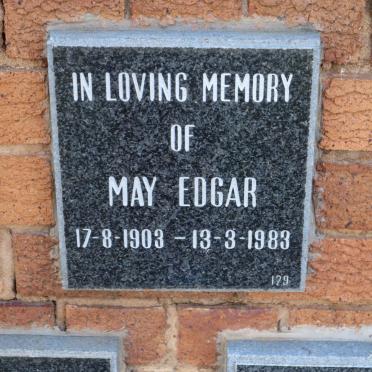 EDGAR May 1903-1983