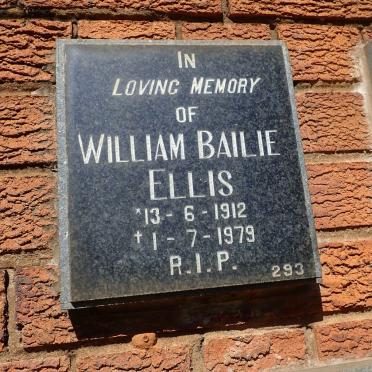 ELLIS William Bailie 1912-1979