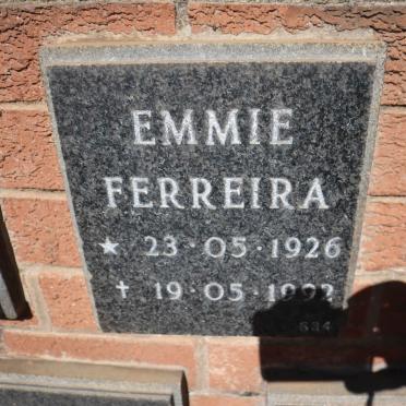 FERREIRA Emmie 1926-1992