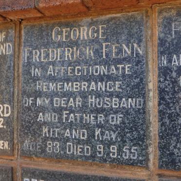 FENN George Frederick -1955