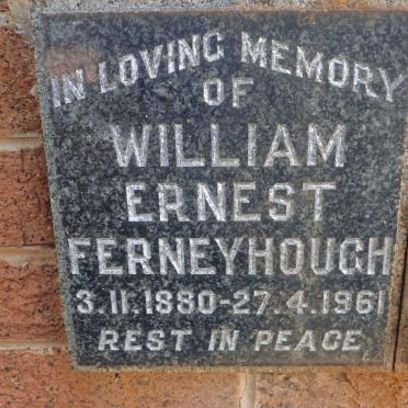 FERNEYHOUGH William Ernest 1880-1961