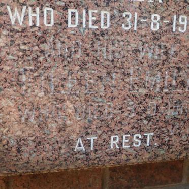 FISHER William Harold -1959 &amp; Eileen Emily -1985