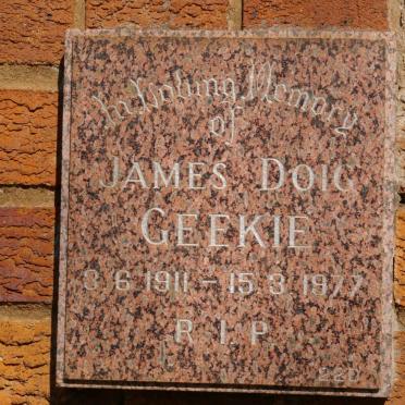 GEEKIE James Doig 1911-1977