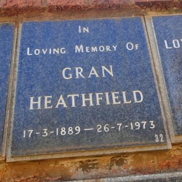 HEATHFIELD Gran 1889-1973
