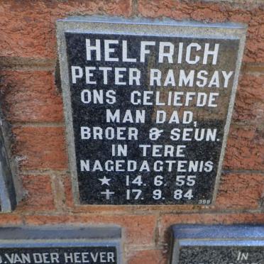 HELFRICH Peter Ramsay 1955-1984