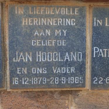 HOOGLAND Jan 1879-1965