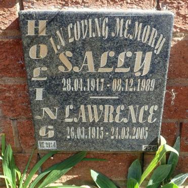 HOLING Lawrence 1915-2005 &amp; Sally 1917-1989