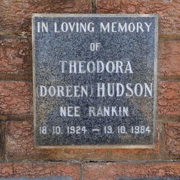 HUDSON Theodora RANKIN 1924-1984