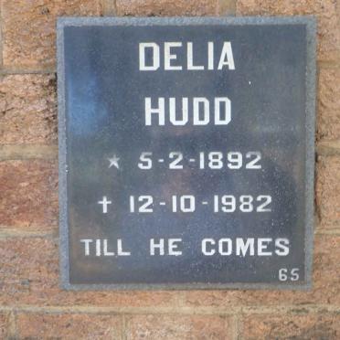 HUDD Delia 1892-1982