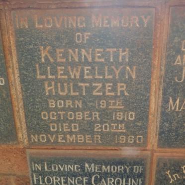 HULTZER Kenneth Llewellyn 1910-1960