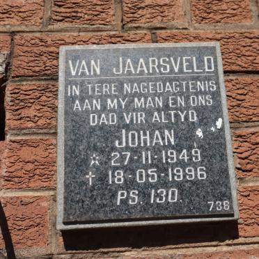 JAARSVELD Johan, van 1949-1996