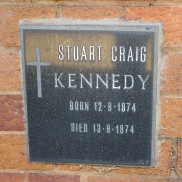 KENNEDY Stuart Craig 1974-1974