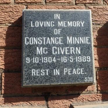 MCGIVERN Constance Minnie 1904-1989