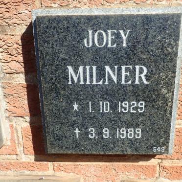 MILNER Joey 1929-1989