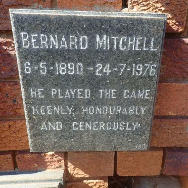 MITCHELL Bernard 1890-1976