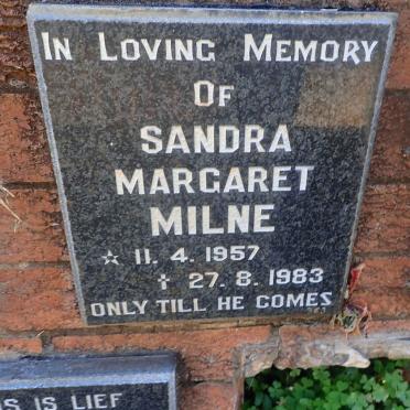 MILNE Sandra Margaret 1957-1983
