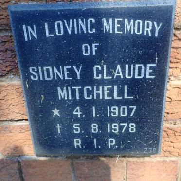 MITCHELL Sidney Claude 1907-1978