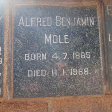 MOLE Alfred Benjamin 1885-1969
