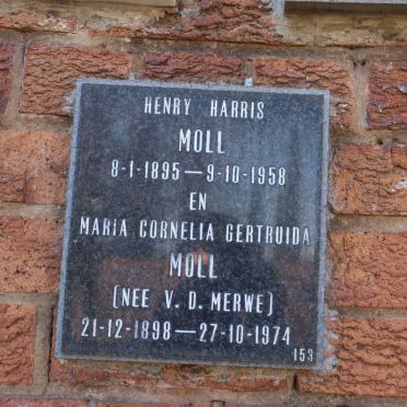 MOLL Henry Harris 1895-1958 &amp; Maria Cornelia Gertruida v.d. MERWE 1898-1974