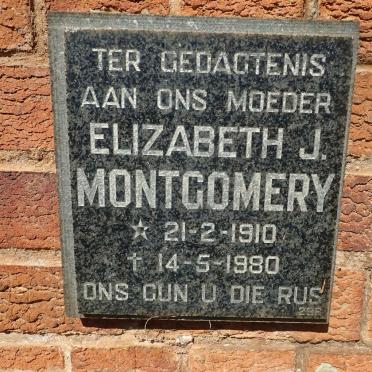 MONTGOMERY Elizabeth J. 1910-1980