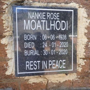 MOATLHODI Nankie Rose 1938-2020