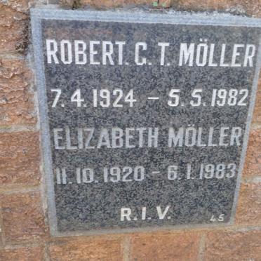 MOLLER Robert G.T. 1924-1982 &amp; Elizabeth 1920-1983