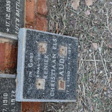 NAUDE Renier Christiaan Els 1890-1973