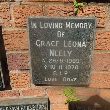 NEELY Grace Leona 1909-1978