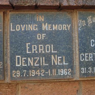 NEL Errol Denzil 1942-1962