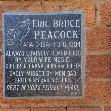 PEACOCK Eric Bruce 1941-1994