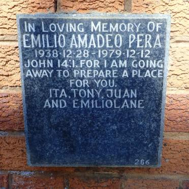 PERA Emilio Amadeo 1938-1979