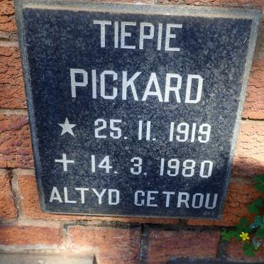 PICKARD Tiepie 1919-1980