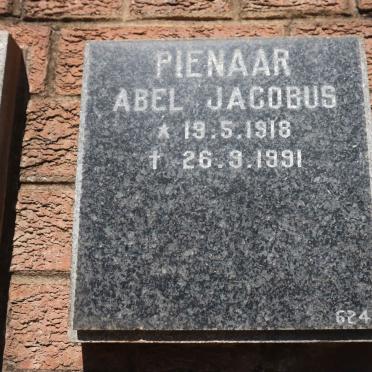 PIENAAR Abel Jacobus 1918-1991