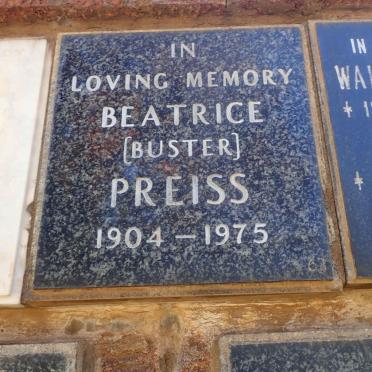 PREISS Beatrice 1904-1975