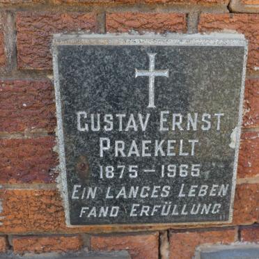 PRAEKELT Gustav Ernst 1875-1965