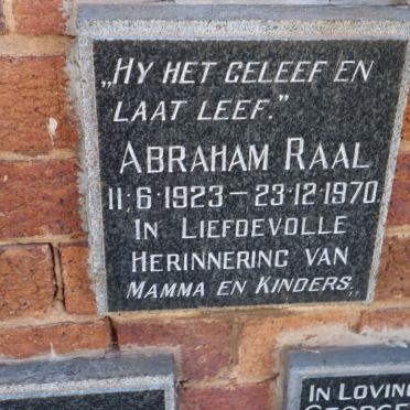 RAAL Abraham 1923-1970