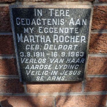 ROCHER Martha nee DELPORT 1911-1963