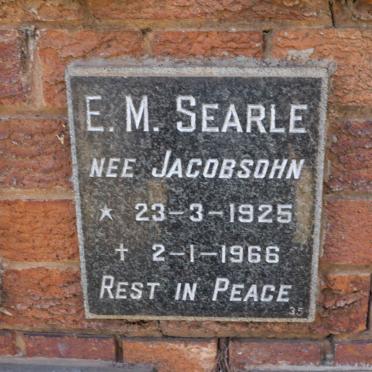 SEARLE E.M. nee JACOBSOHN 1925-1966