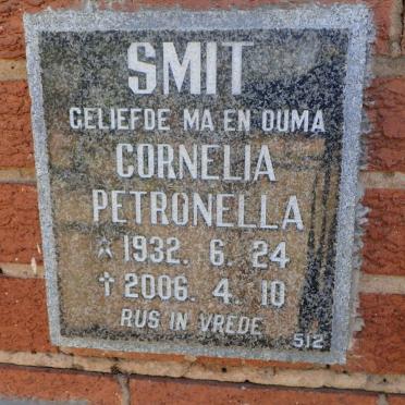 SMIT Cornelia Petronella 1932-2006